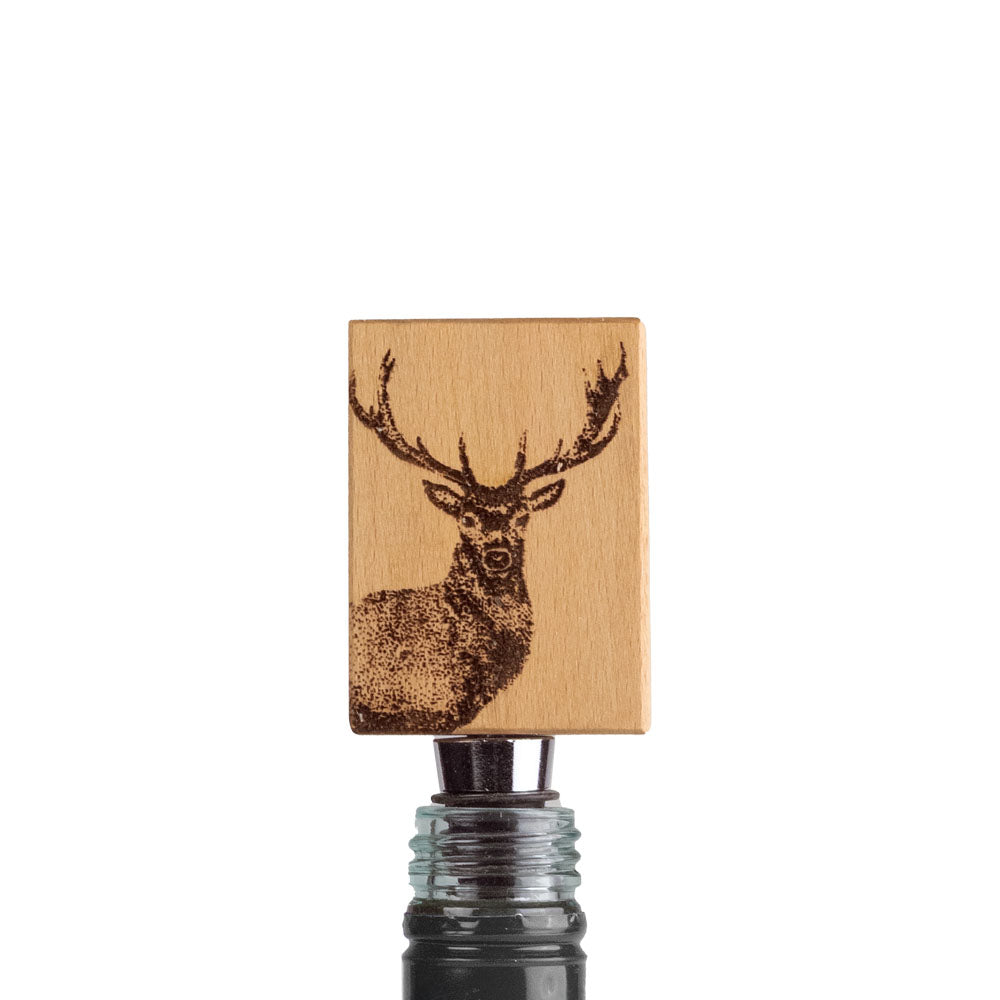 Monarch Stag Beech Bottle Stopper