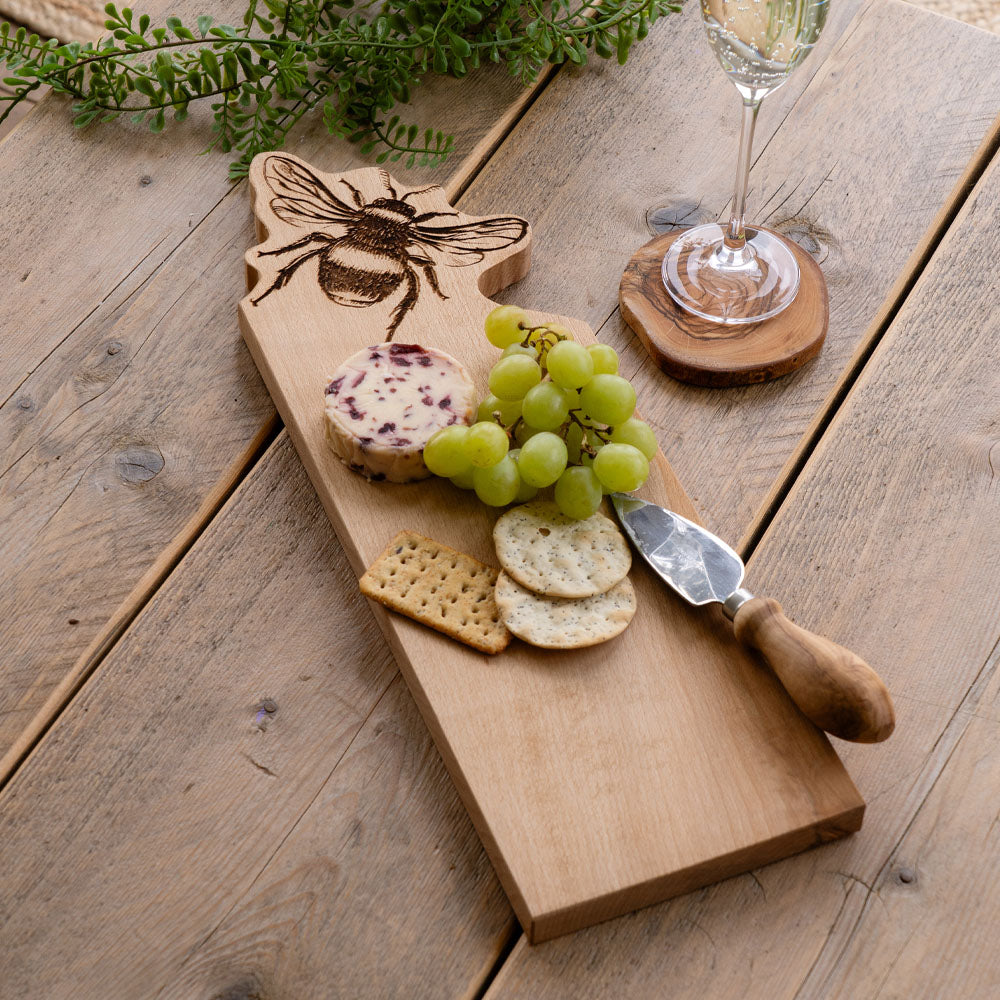 Bee Framed Oak Serving Board - Medium