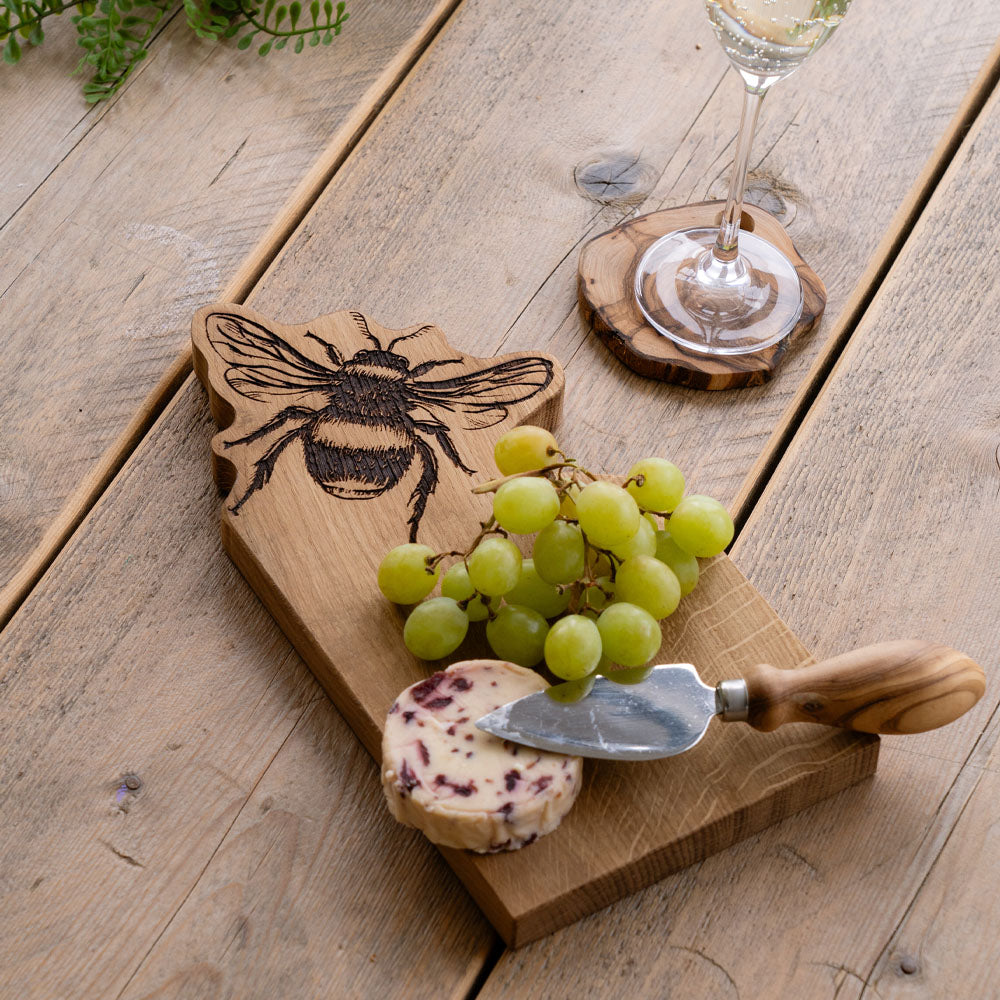 Bee Framed Oak Serving Board - Small