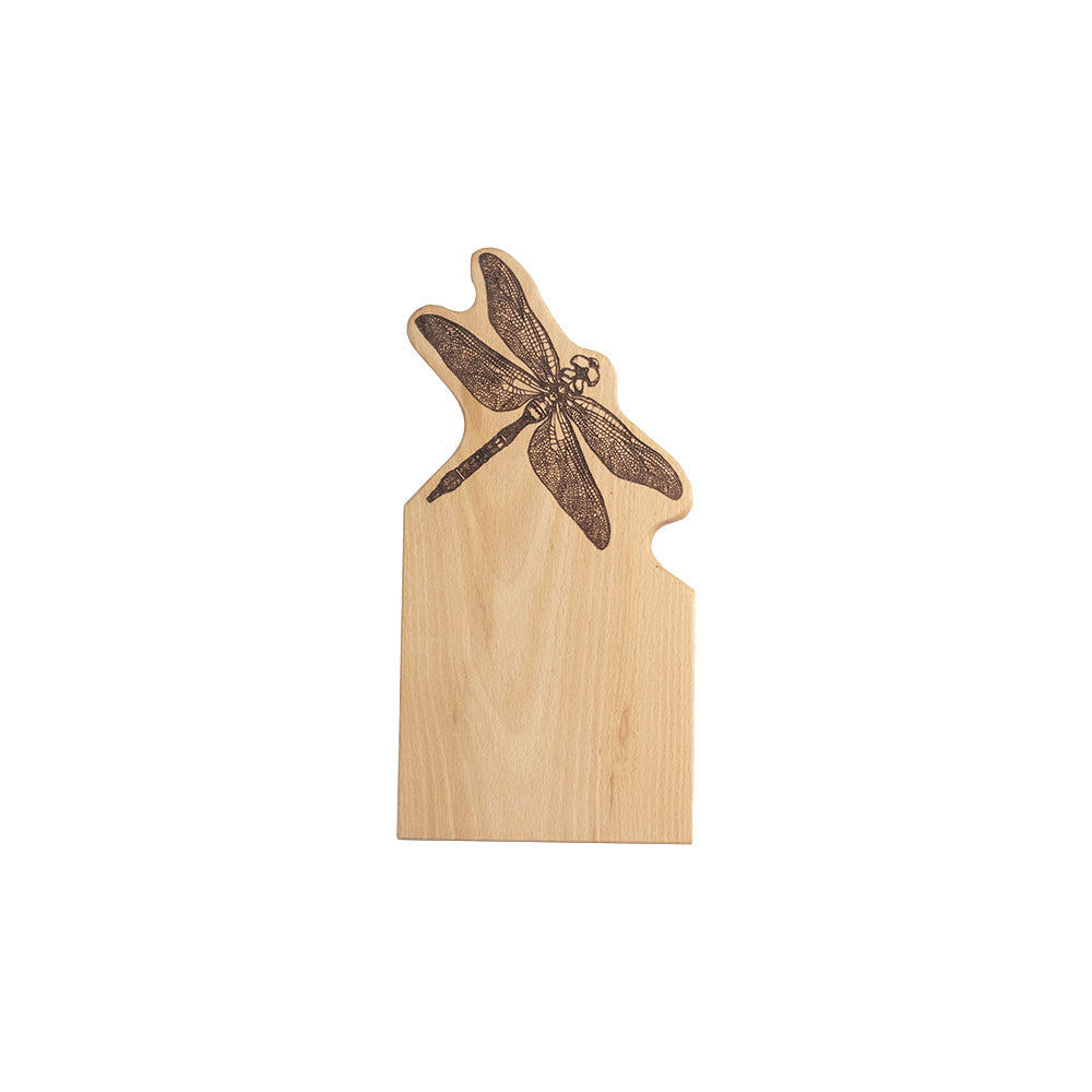 Dragonfly Framed Beech Serving Board - Small