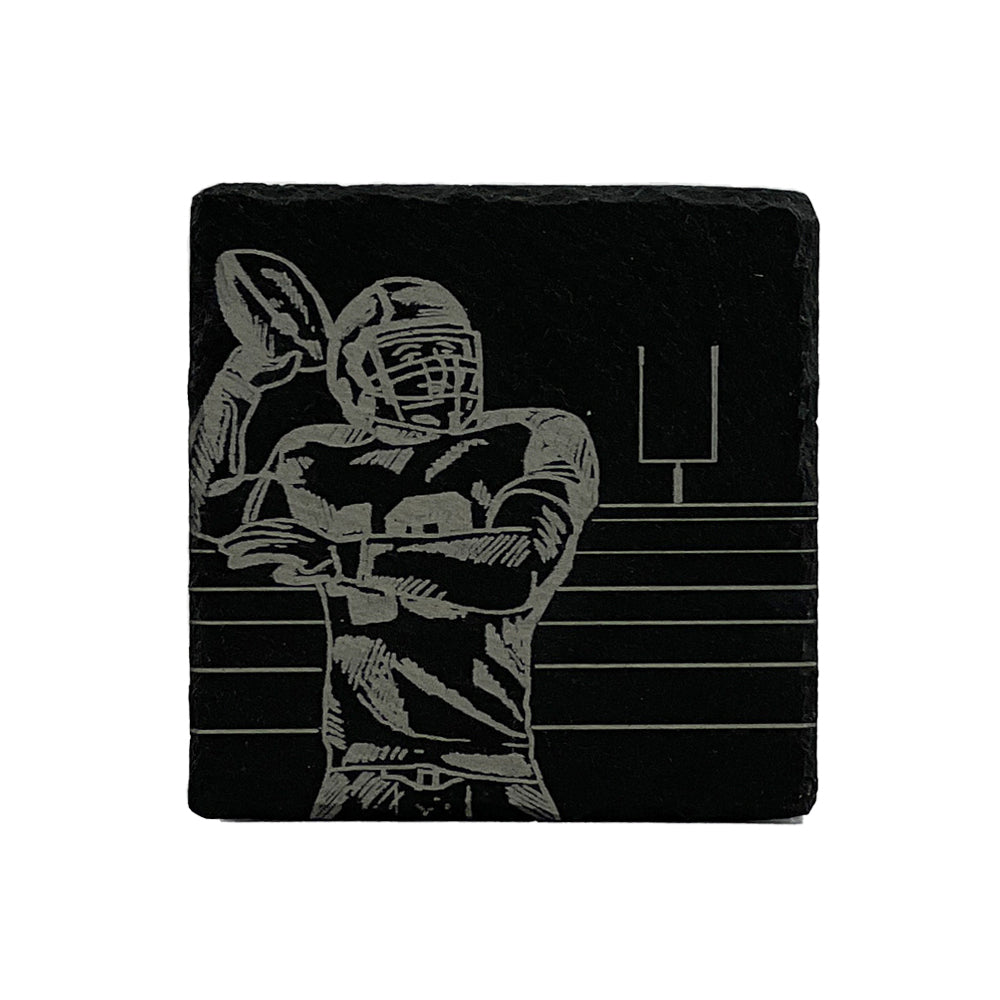 American Football Single Slate Coaster