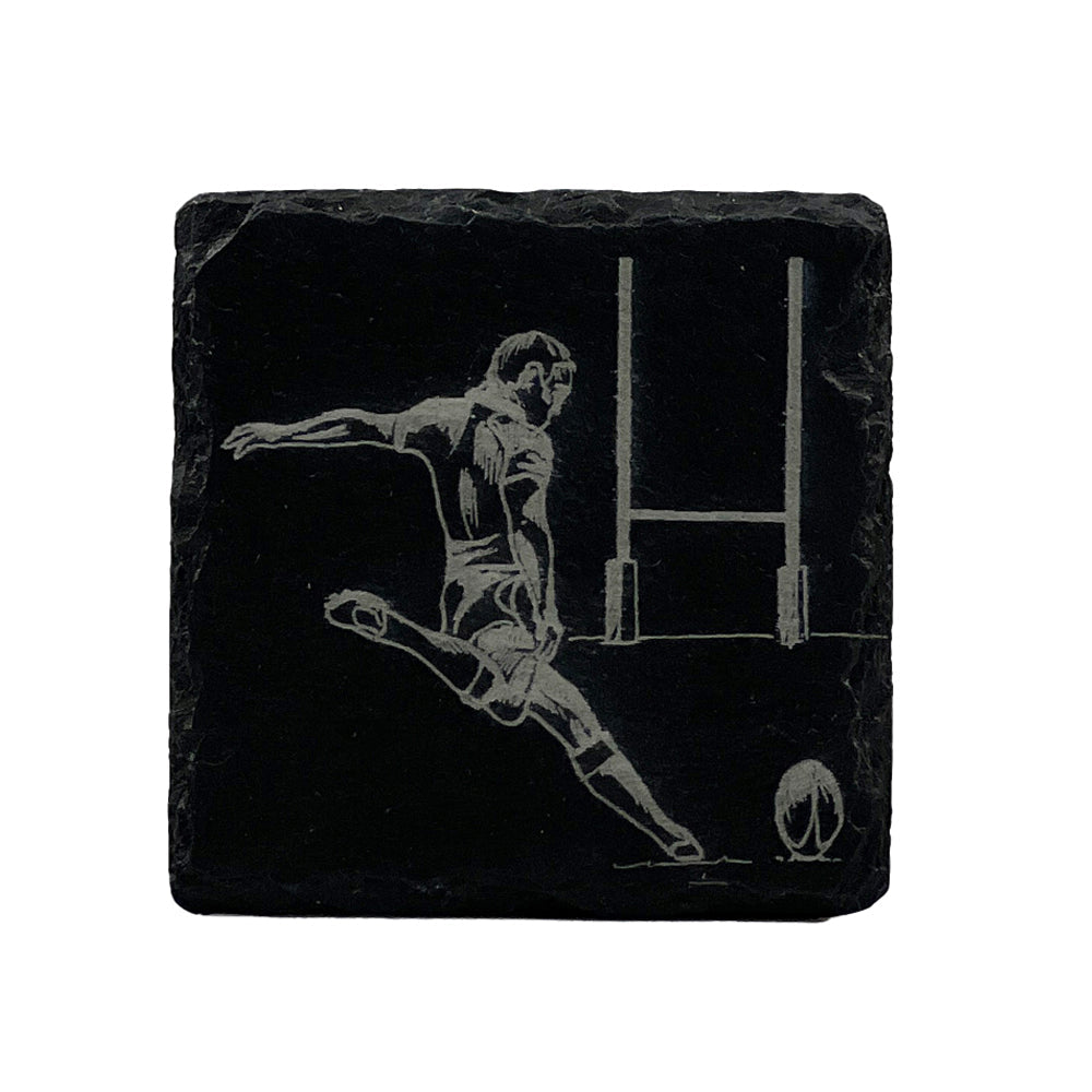 Rugby Single Slate Coaster