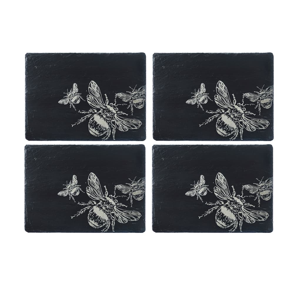 Bee Slate Placemat & Coaster Gift Set