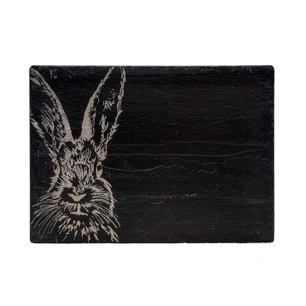 Hare Slate Placemat & Coaster Gift Set