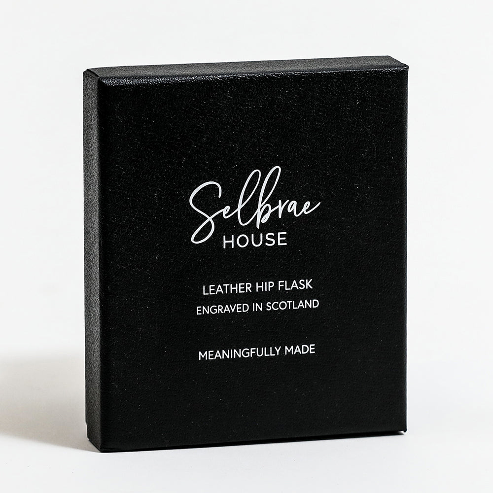 Shooting Leather Hip Flask
