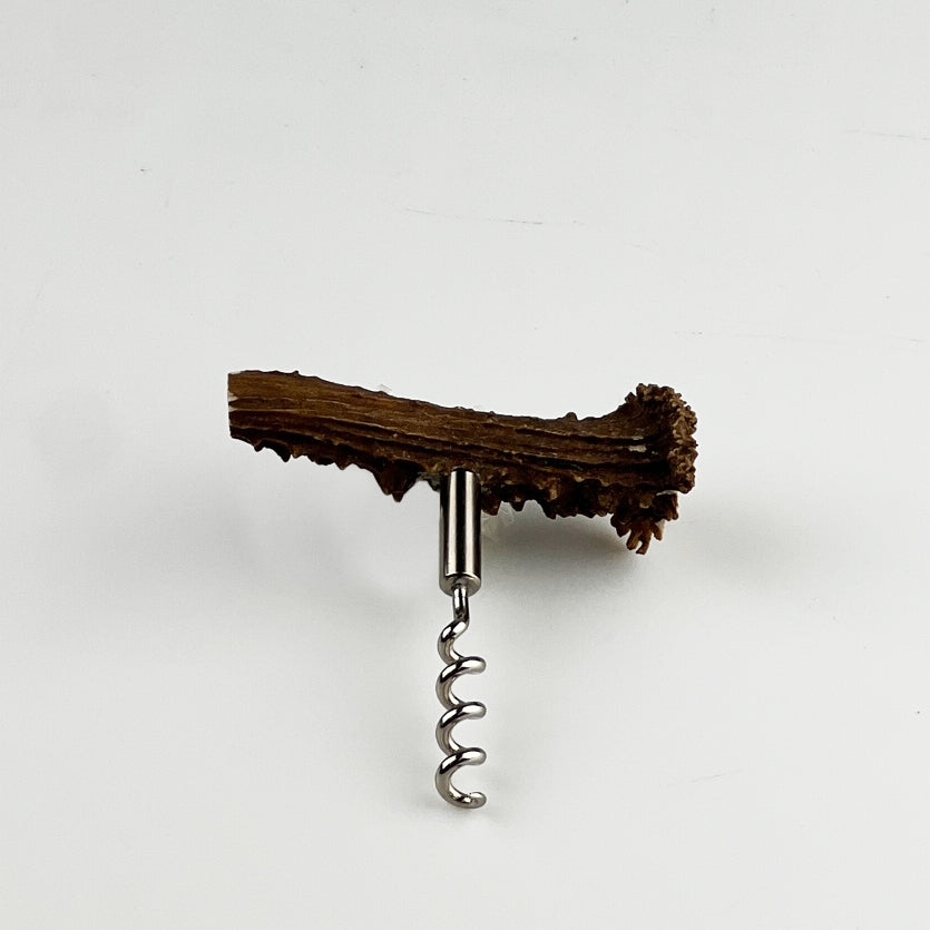 Genuine Roe Antler Wine Bottle Opener