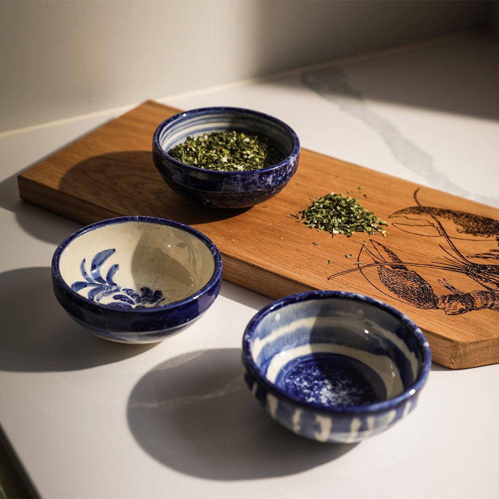 Olive Ceramic Dip Bowl