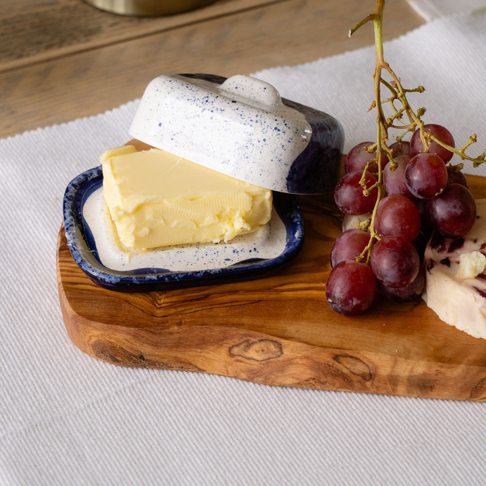 Wave Mini Ceramic Butter Dish