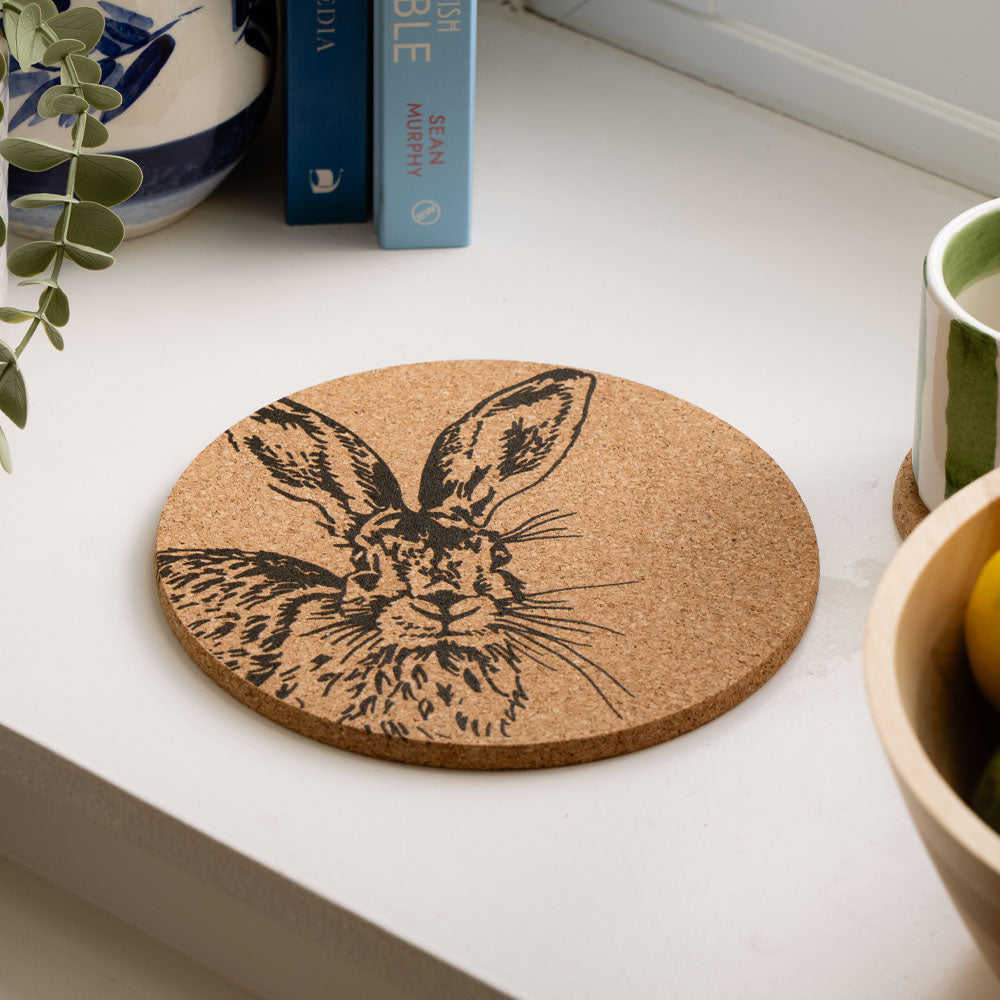 Hare Cork Pot Stand