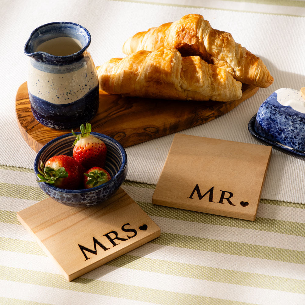 Mr & Mrs Beech Set of 2 Coaster | Selbrae House