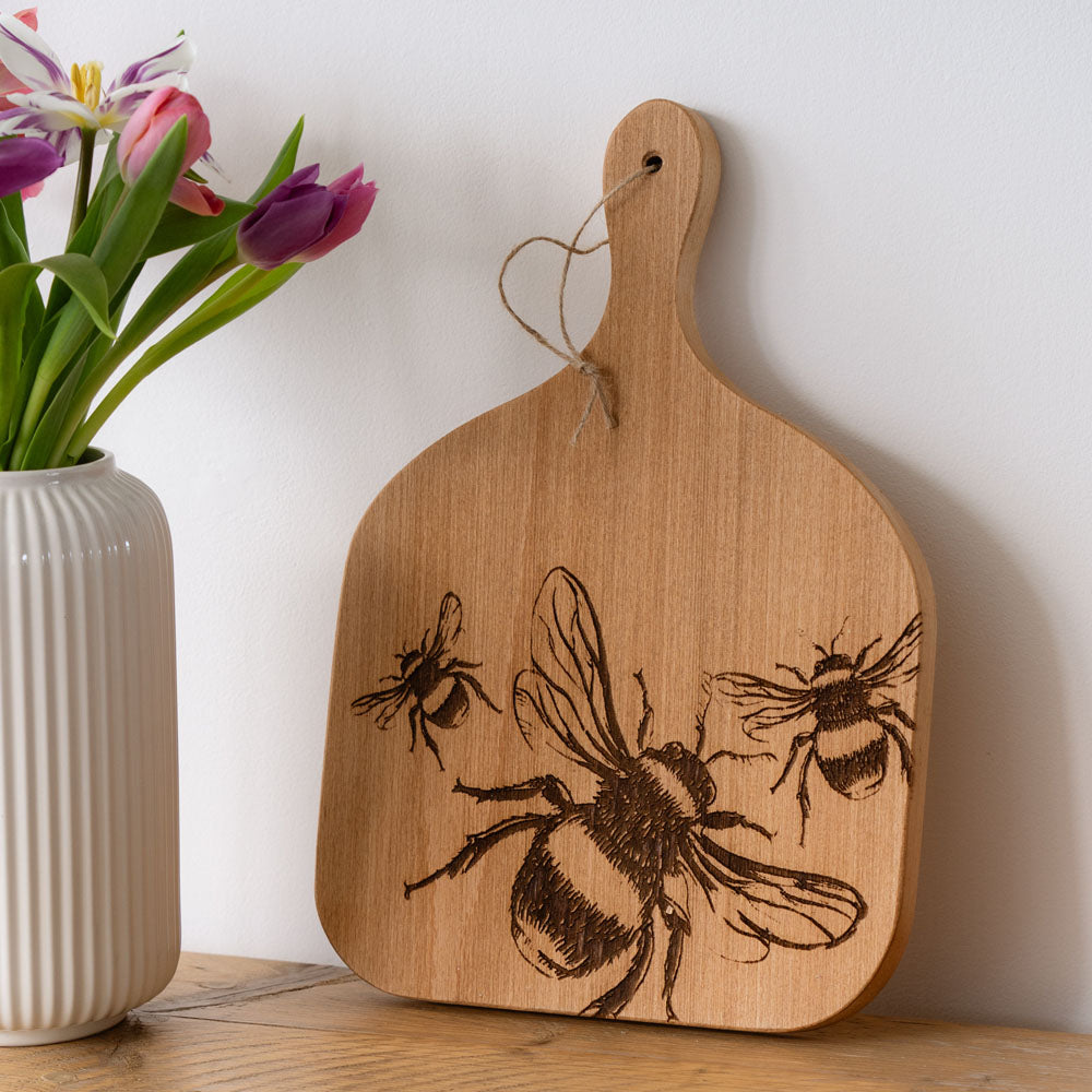 Bee Beech Hanging Paddle  - Medium