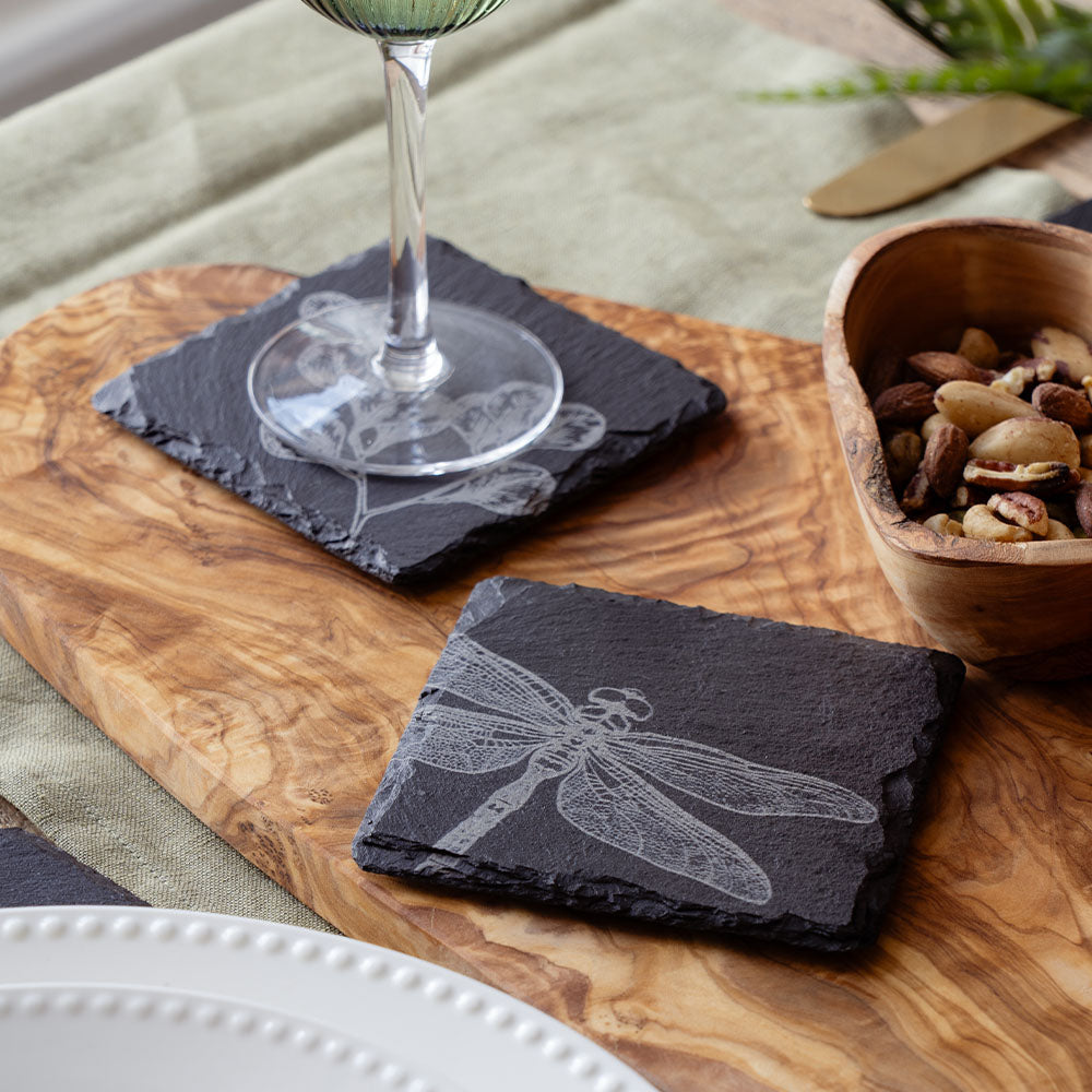 Dragonfly Single Slate Coaster