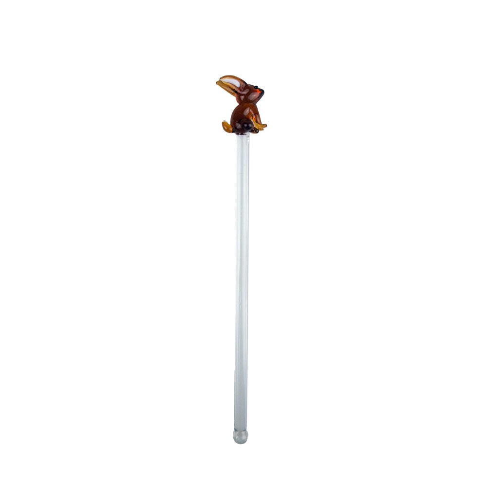 Hare Glass Drinks Stirrer