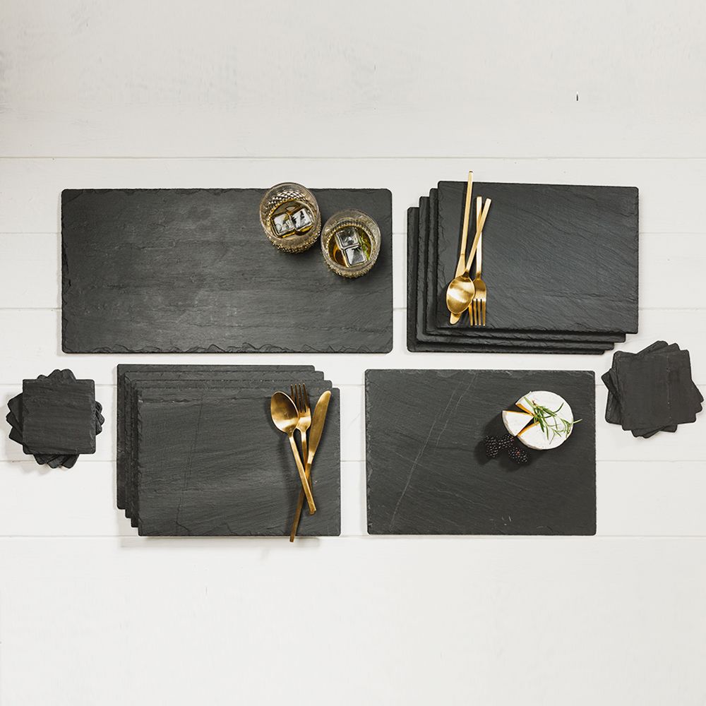 Large Slate Gift Set Dinner - Set of 8