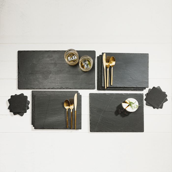 Medium Slate Tableware Gift Set for 6 | Selbrae House