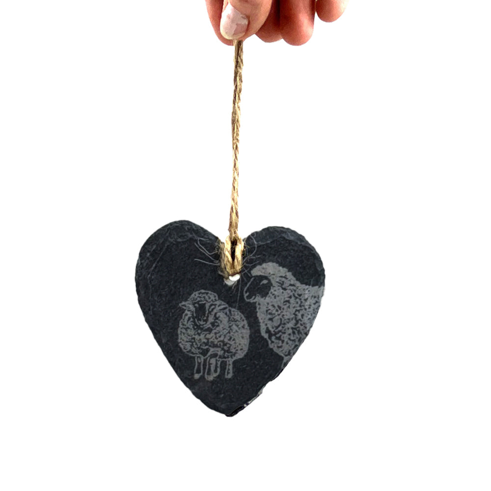 Sheep Slate Decoration