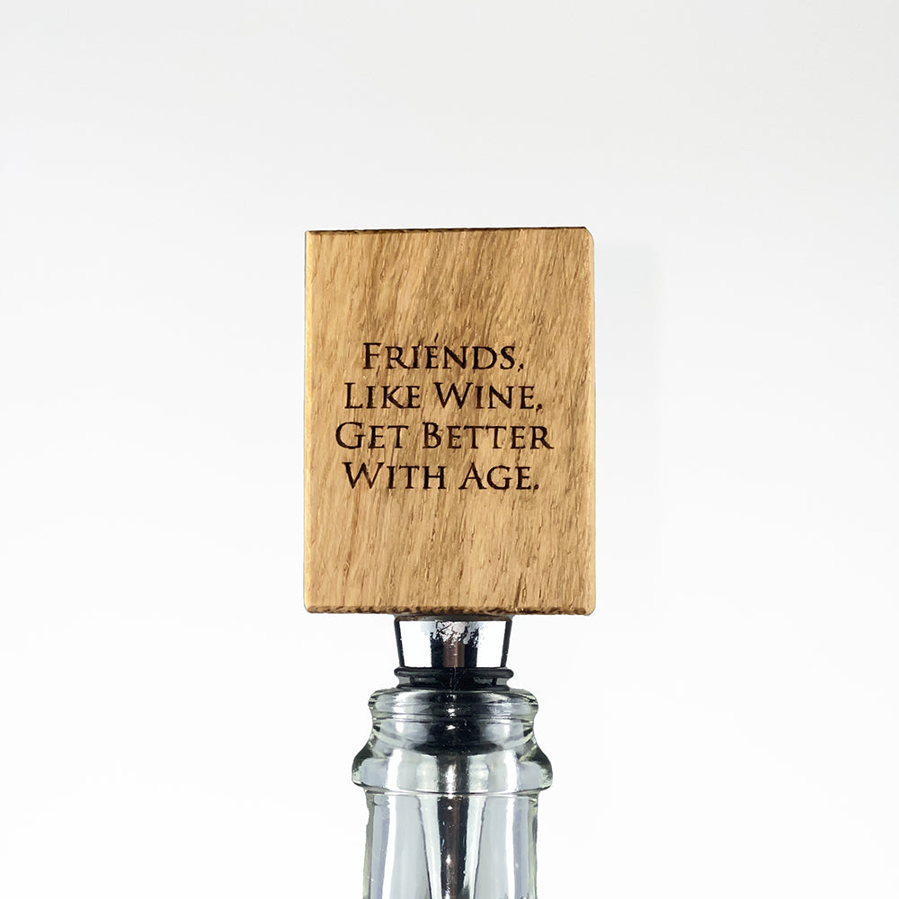 Wine Oak Bottle Stopper