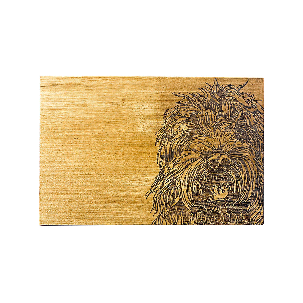 Cockapoo Oak Serving & Cheese Board