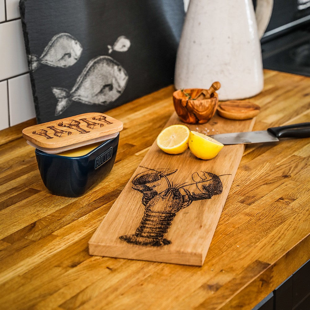 Lobster Oak Serving Platter | Selbrae House