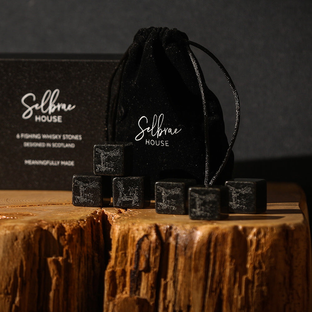 Fishing Whisky Stones - Set of 6