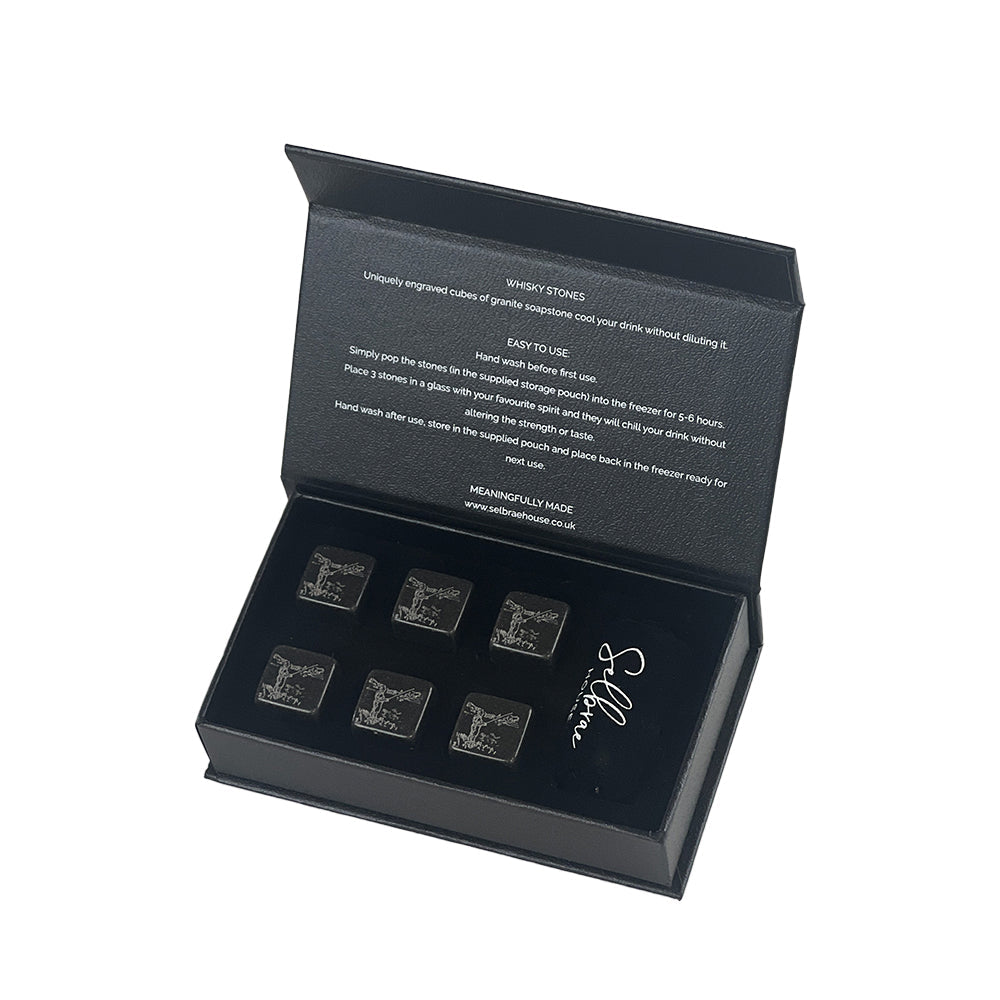 Fishing Whisky Stones - Set of 6