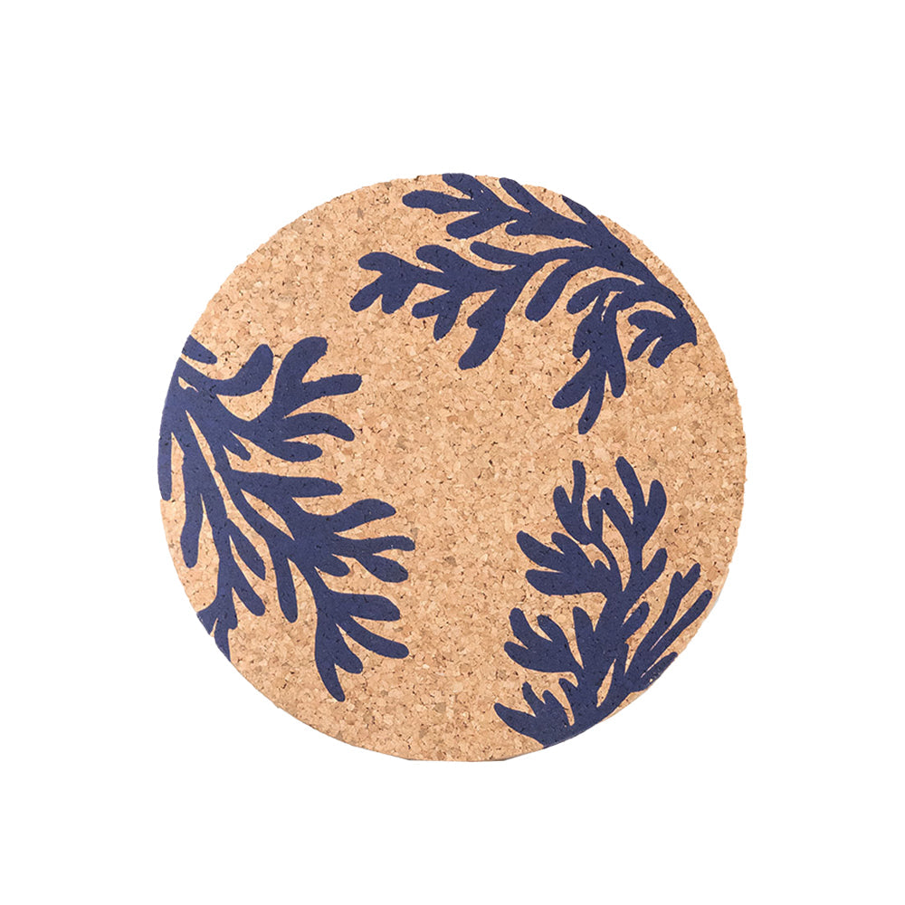 Blue Coral Cork Pot Stand