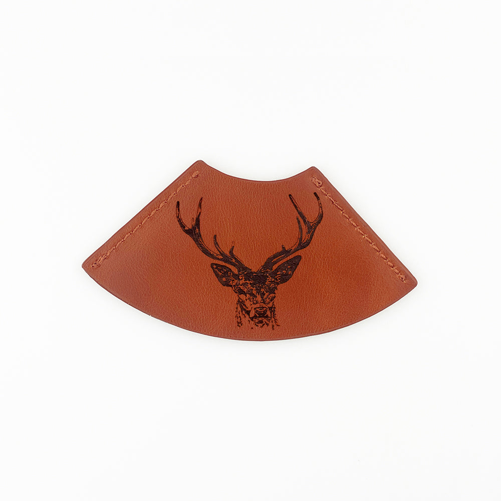 Stag Leather Corner Bookmark