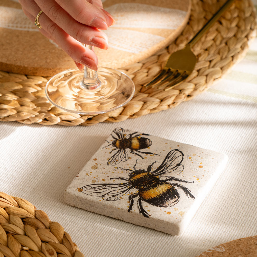 Bee Single Stone Coaster