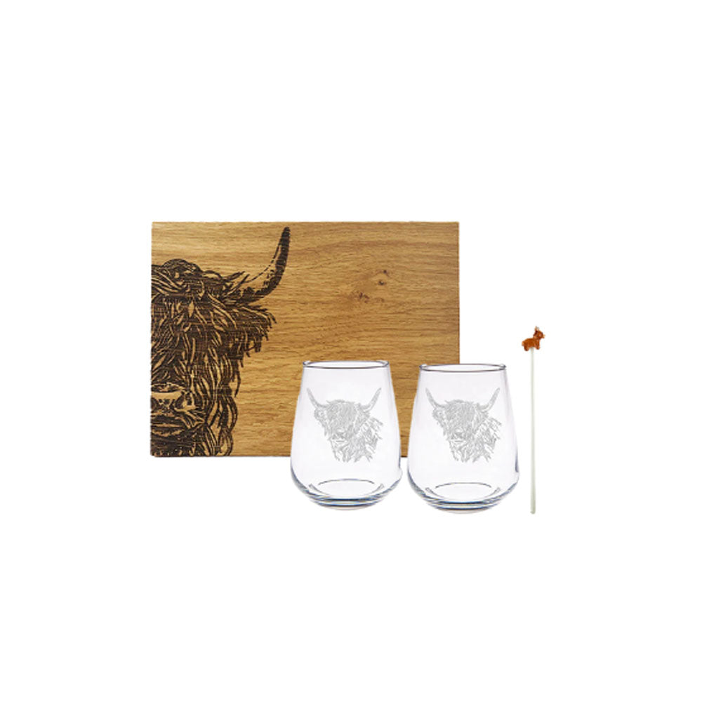 Highland Cow Drinks Set Bundle
