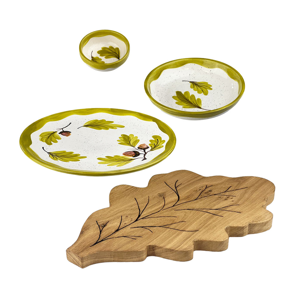 Autumn Acorns Ceramic Bundle